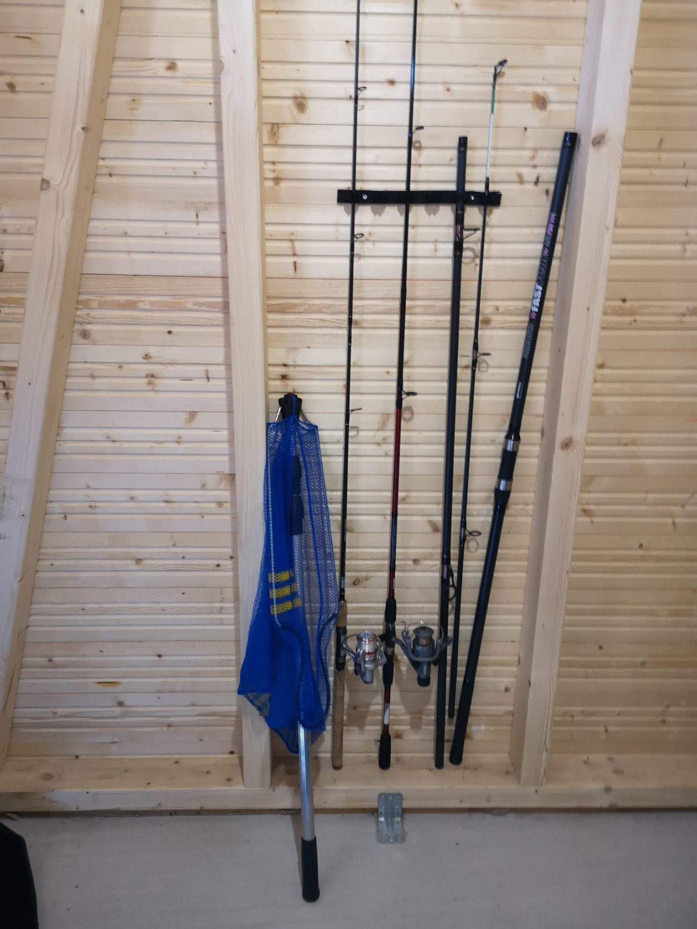 Fahrradschuppen/Angelhalterung